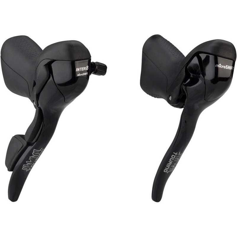 microSHIFT Internal Gear Drop Bar Shifter Set Shimano Alfine 8 Compatible