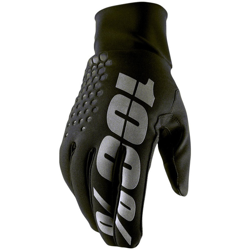 100% Hydromatic Brisker Gloves – Black, Full Finger Medium Black Unisex