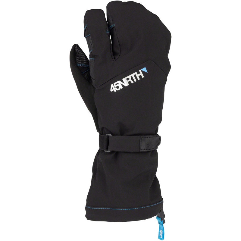 45NRTH 2024 Sturmfist 3 Gloves – Black, Lobster Style X-Small Black Unisex