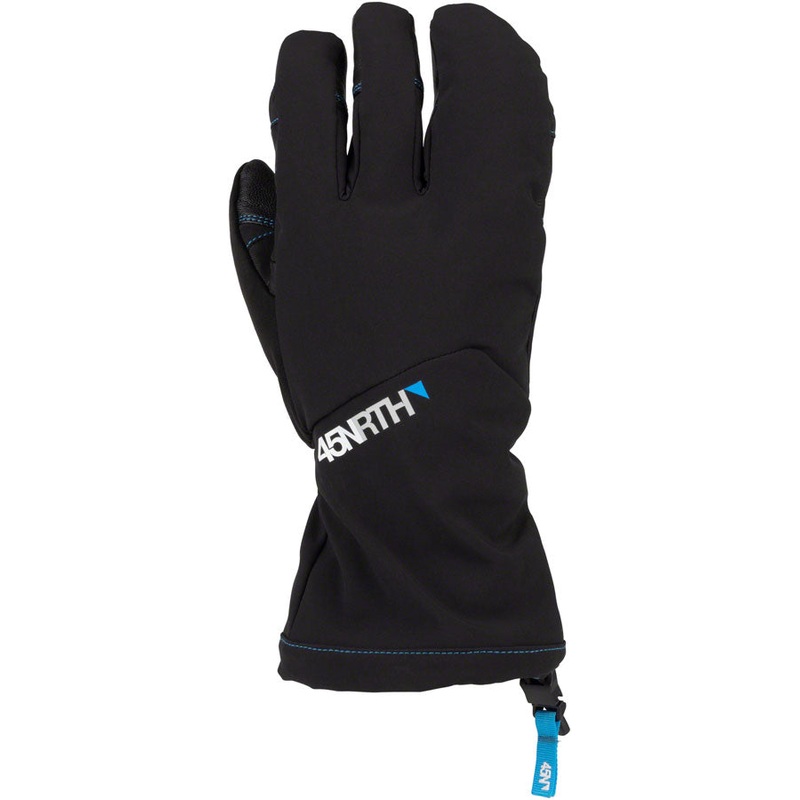 45NRTH 2024 Sturmfist 4 Gloves – Black, Lobster Style X-Small Black Unisex