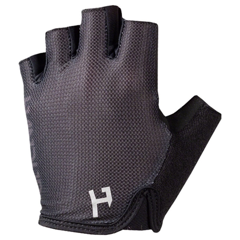 Handup Shorties Gloves – Solid Black, Short Finger Medium Black Unisex