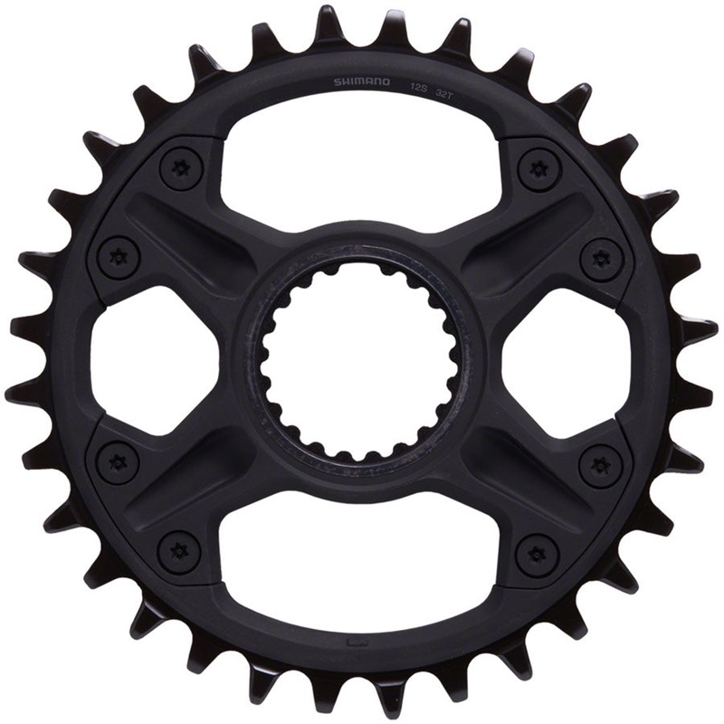 Shimano Deore FC-M6100-1 Direct Mount Chainring – 32t, 12-Speed, Black