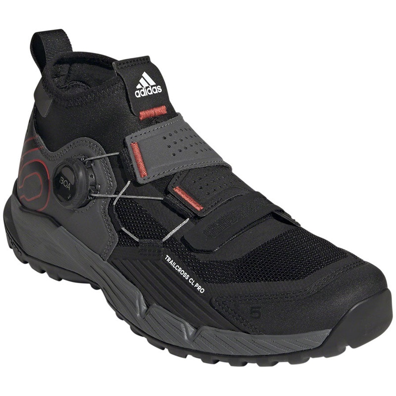 Five Ten Trailcross Pro Mountain Clipless Shoes – Women’s, Gray/Black/Red 7 Gray/Black/Red Women