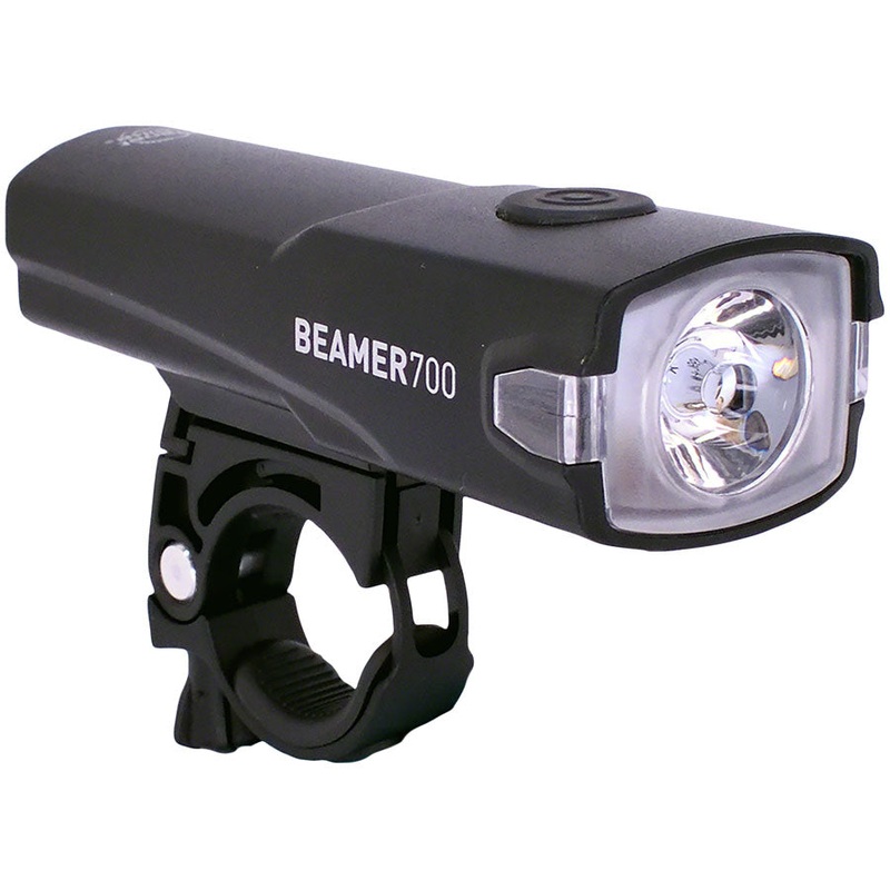 Planet Bike Beamer 700 Headlight – 700 Lumen, USB Rechargable, Black