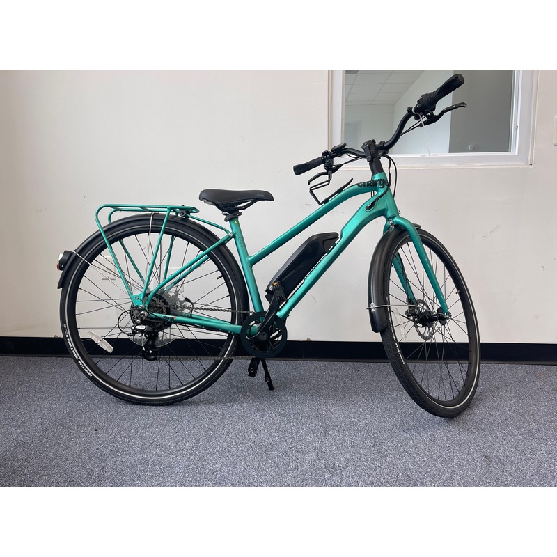 Used Bike: Charge City Electric Bike Green – with throttle