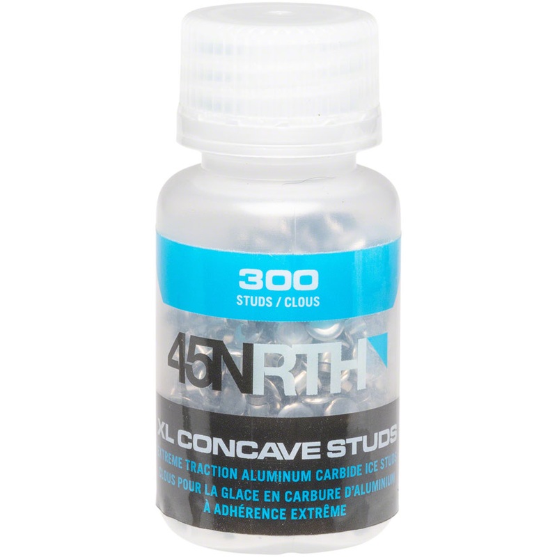 45NRTH XL Concave Carbide Aluminum Studs: Pack of 100 Regular Pack of 25