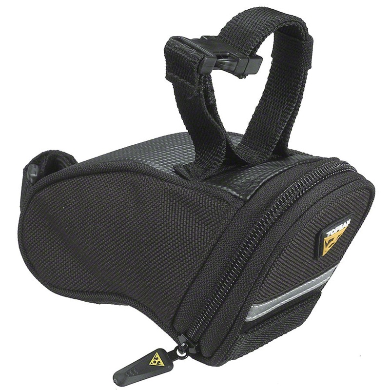 Topeak Aero Wedge Bags Seat Bag – Strap-on Micro Black