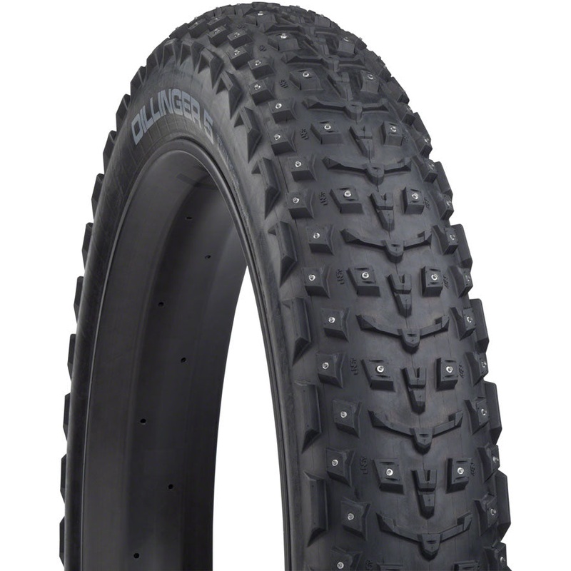 45NRTH Dillinger 5 Tire – 27.5 x 4.5, Tubeless, Folding, 120tpi, 252 Concave Carbide Aluminum Studs