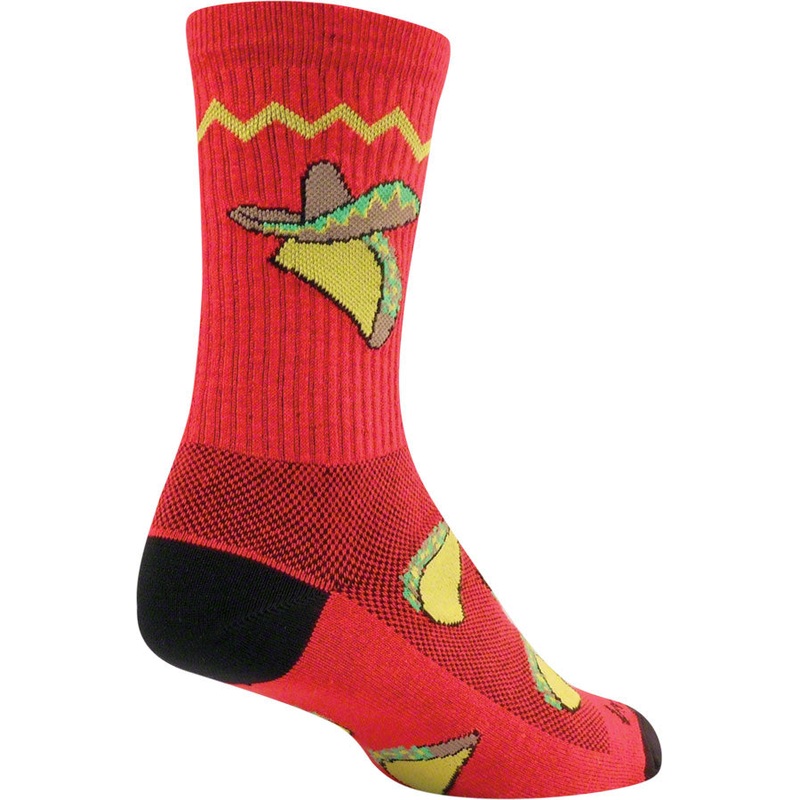 SockGuy Crew Taco Socks – 6 inch SockGuy Crew Felines Socks – 6 inch  Gray/Pink/Teal Small/Medium Unisex